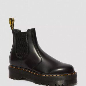 Dr. Martens Smooth Leather Platform Chelsea Boots